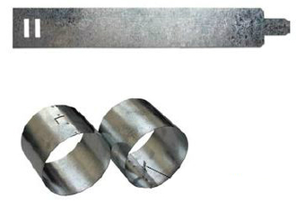 Манжеты металлические для cоединения хризотилцементных труб