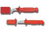 Нож для разделки кабеля с загнутым лезвием / с прямым лезвием